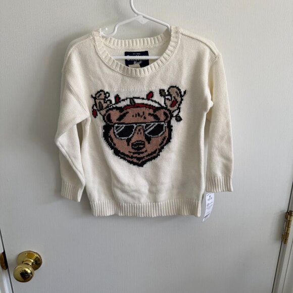 OshKosh B'gosh Other - OshKosh B’gosh Toddler Sweater Bear Graphic 3T NWT